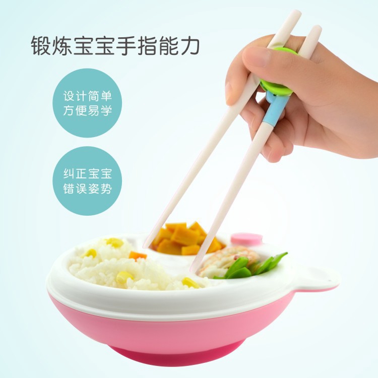 Children Learning Chopsticks Baby Training Corrective Practice Chopsticks