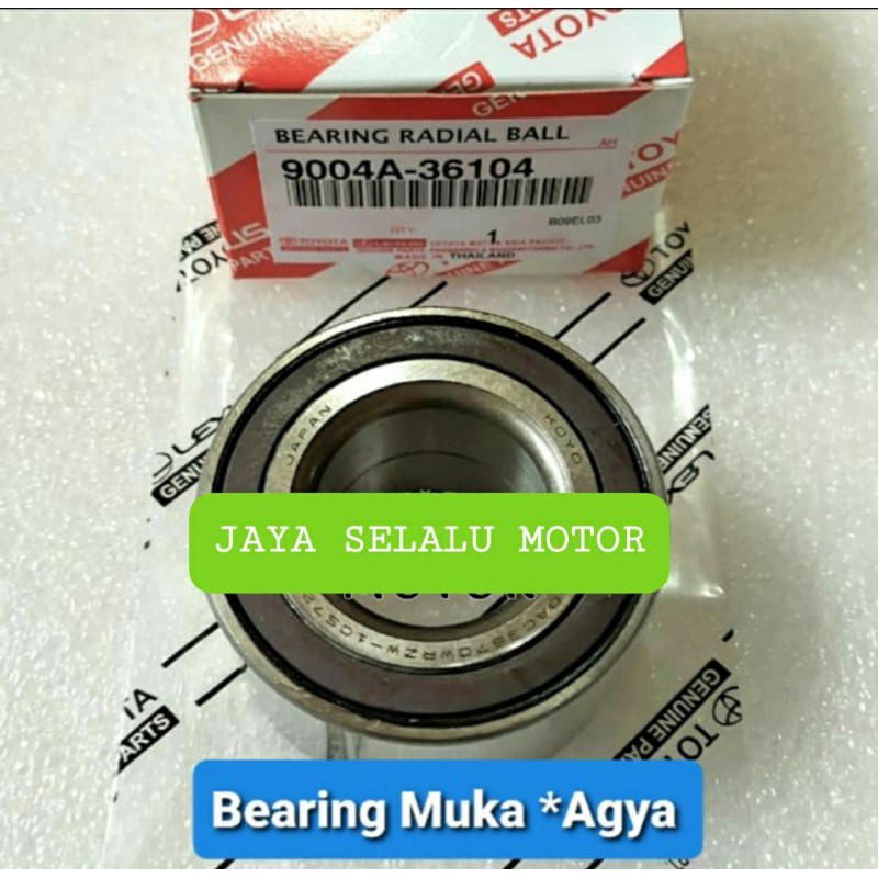 Bearing Roda Depan Agya Ayla (ABS) Lahar Roda Depan Agya Ayla