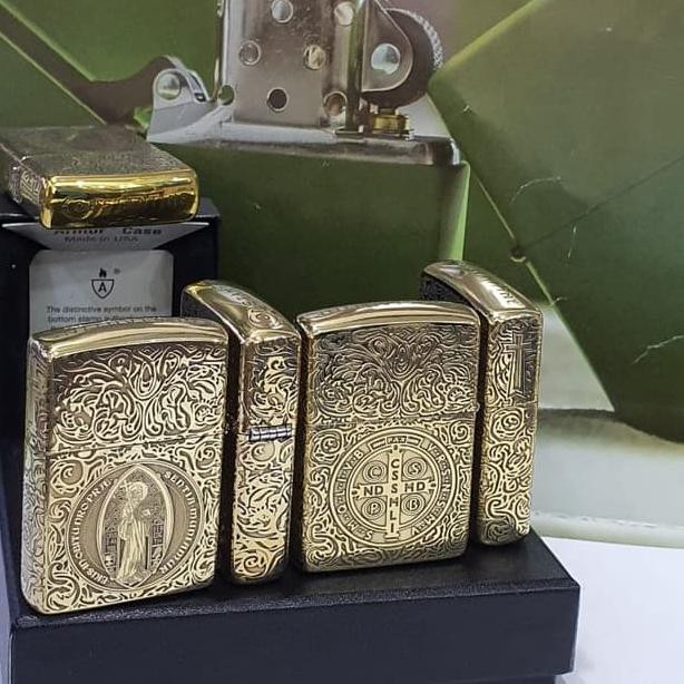 Original Zippo 5 sisi Constantine Benedic Armor ☪