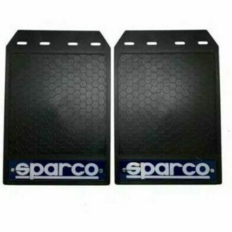 karpet roda/ mudguard hitam Sparco mobil universal