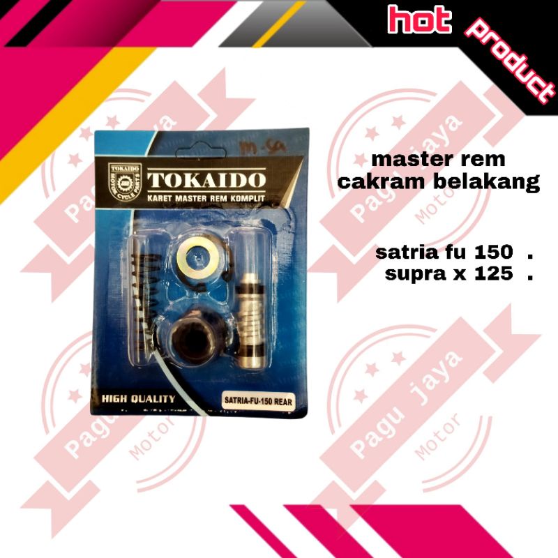 master rem cakram belakang satria fu 150 supra x 125 tokaido