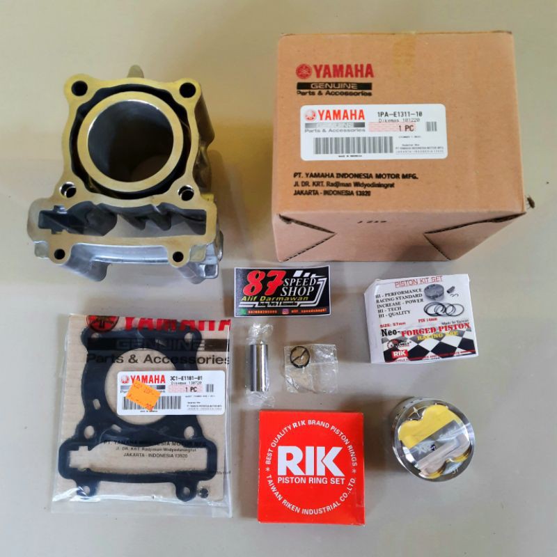 Blok Set seher Vixion R15  Bore up 150cc jupiter mx Forged piston By XTR Original