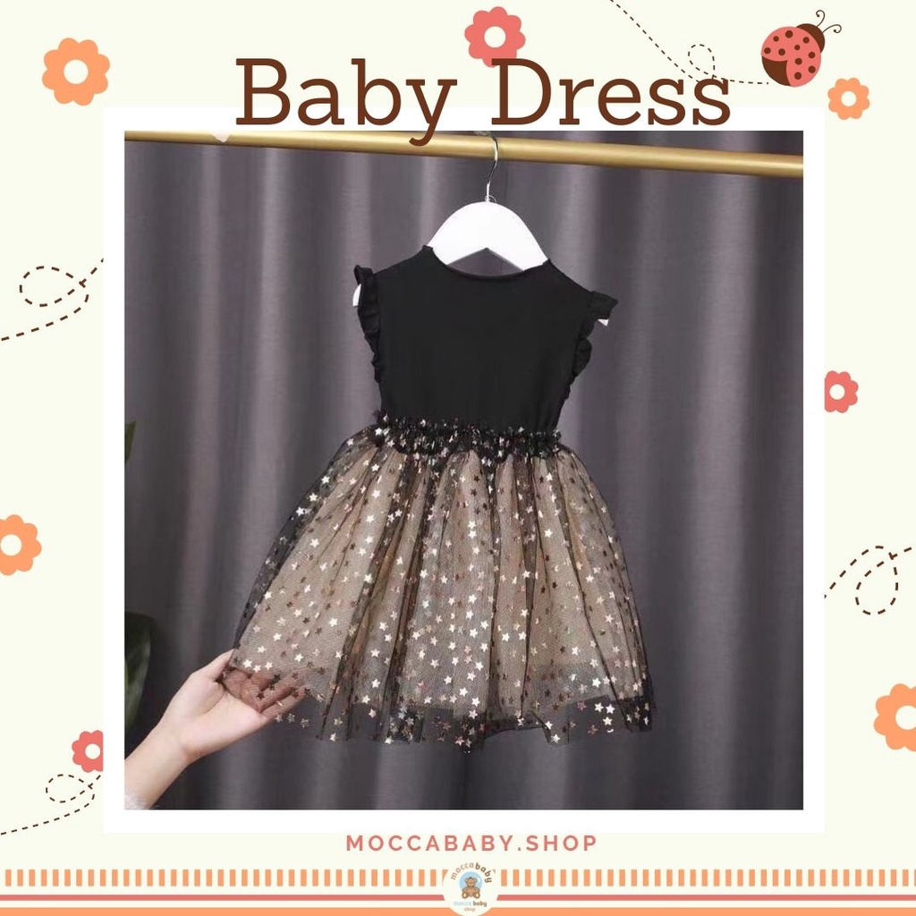 MBSS - DRESS MARILLYN STARS EBV Baju Dress Anak Perempuan Import