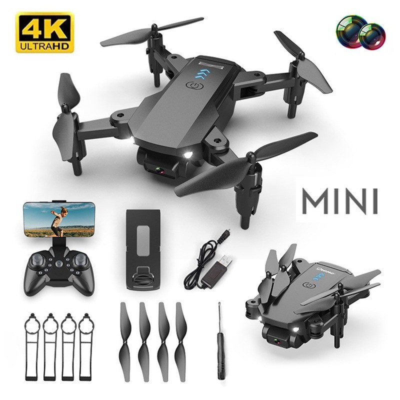 Drone 2 kamera 4K drone kamera drone remote murah drone mini drone murah asli 2 baterai Berbagai aks