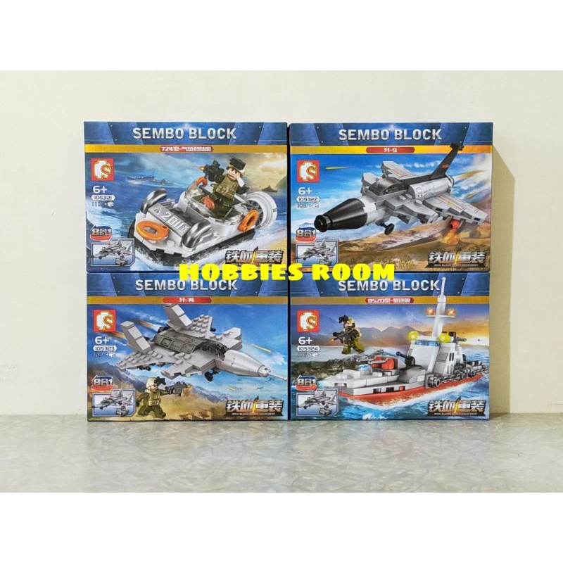 Sembo 105321-105328 - 8in1 F20 Jet (1Set Isi 8)