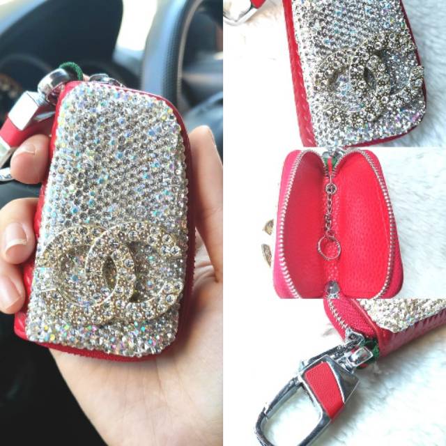 Dompet Stnk Chanel Berlian Merah
