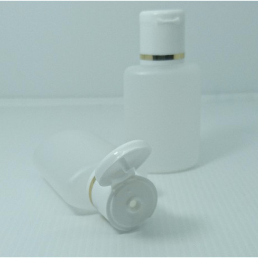 Botol DKS 30ml Natural / DKS 30 ml / Botol Plastik Tutup Fliptop 30ml / Botol Sampo 30 ml