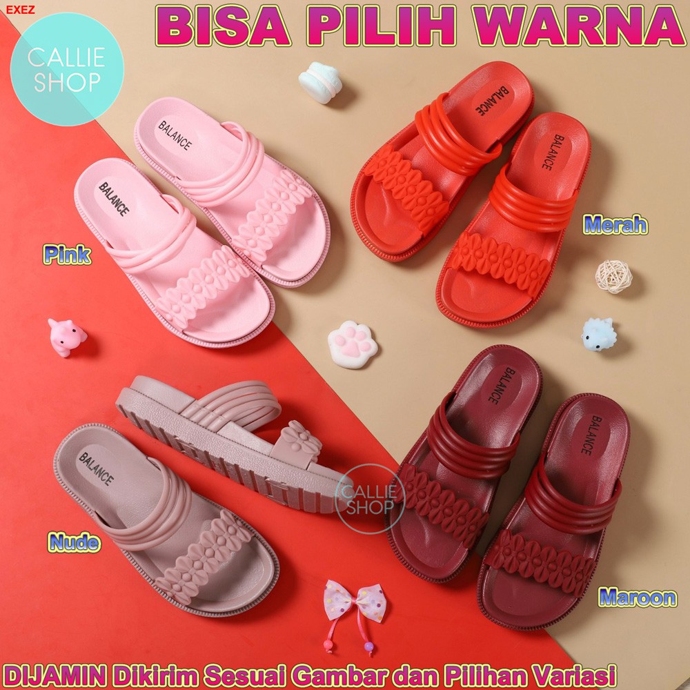 Sandal Selop Anak Perempuan Kokop Renda Jelly Import Balance BLC 1604-91