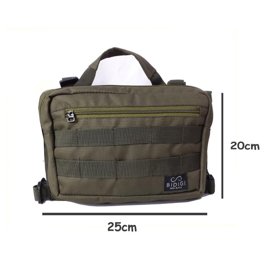 Kejutan Terbesar BIDIGI WINDBREAKER SLINGBAG / ROMPI TACTICAL ARMY