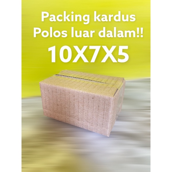 

PACKING KARDUS POLOS 10X7X5 / Kardus packing /packingan kardus