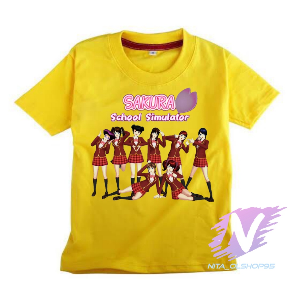 kaos anak sakura school simulator terbaru kaos sakura