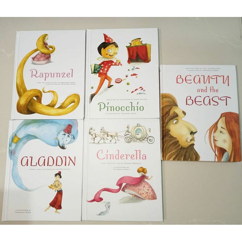 Buku Cerita Disney Rapunzel/ Pinocchio/ Aladdin/ Cinderella/ Beauty and the Beast