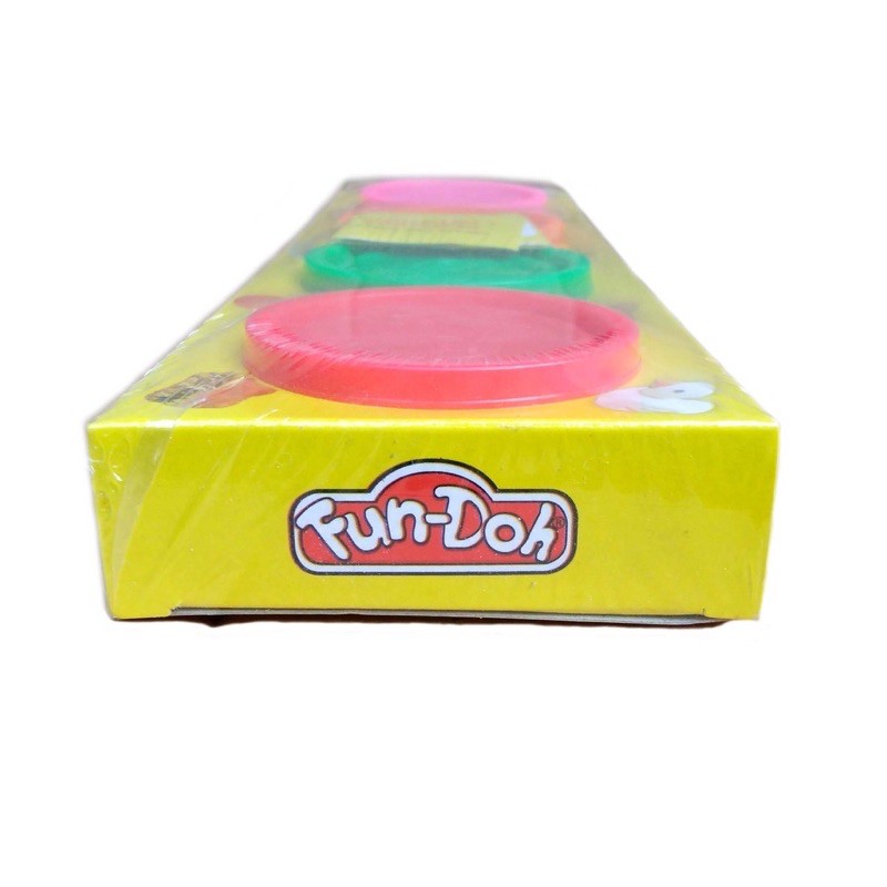 Fun-Doh isi ulang 4 Warna -Refill Fundoh Mainan edukasi Anak