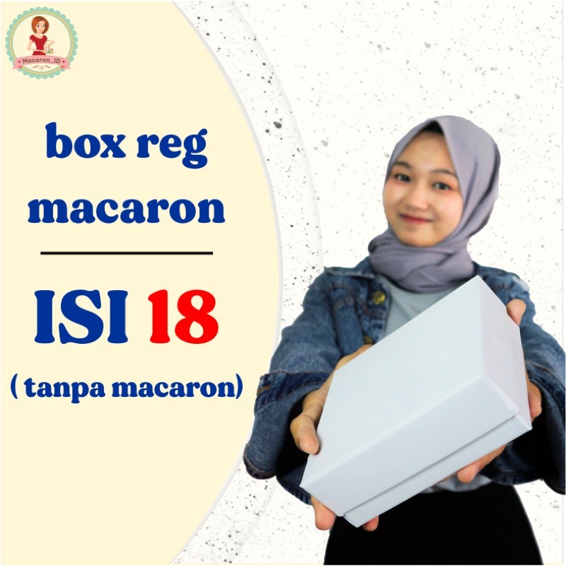 Regular Macaron Box Tanpa Isi Harga Murah