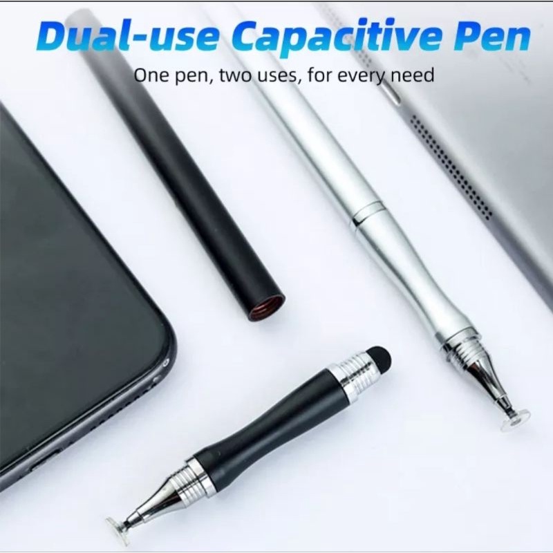2in1 STYLUS PEN CAPACITIVE TOUCH SCREEN IPHONE IPAD TABLET ANDROID