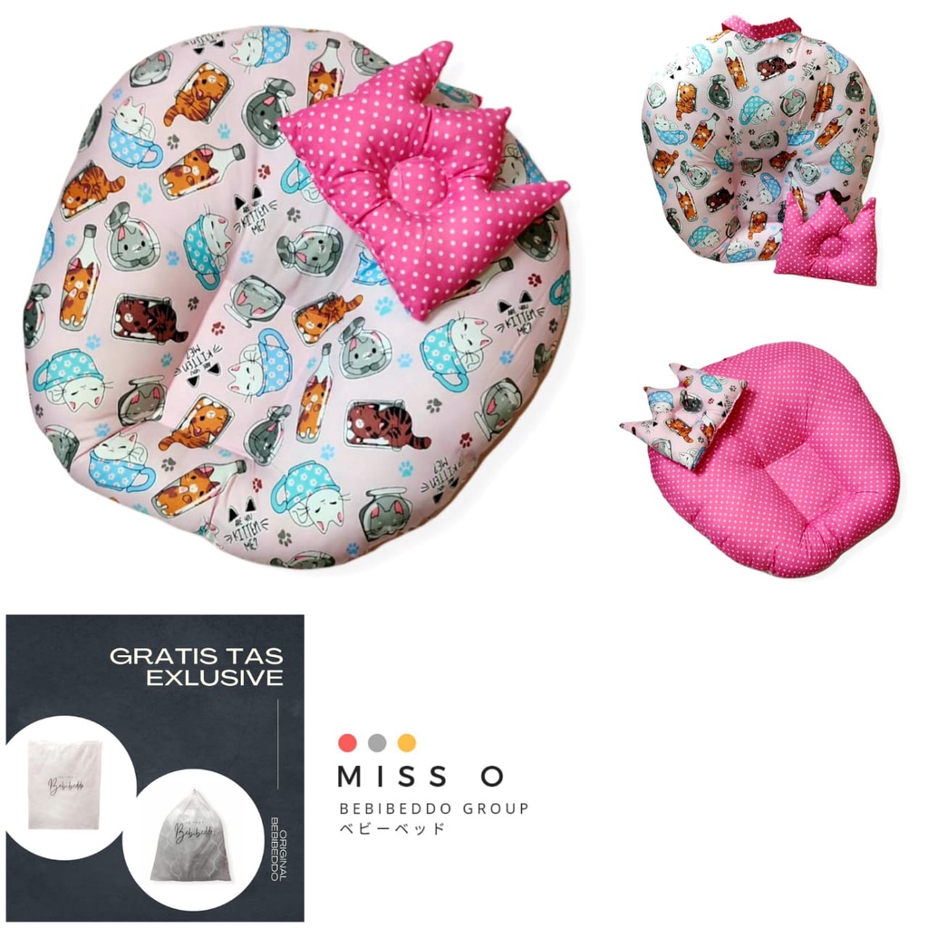 Sofa Bayi Belajar Duduk Miss Oo 001-Kucing Botol