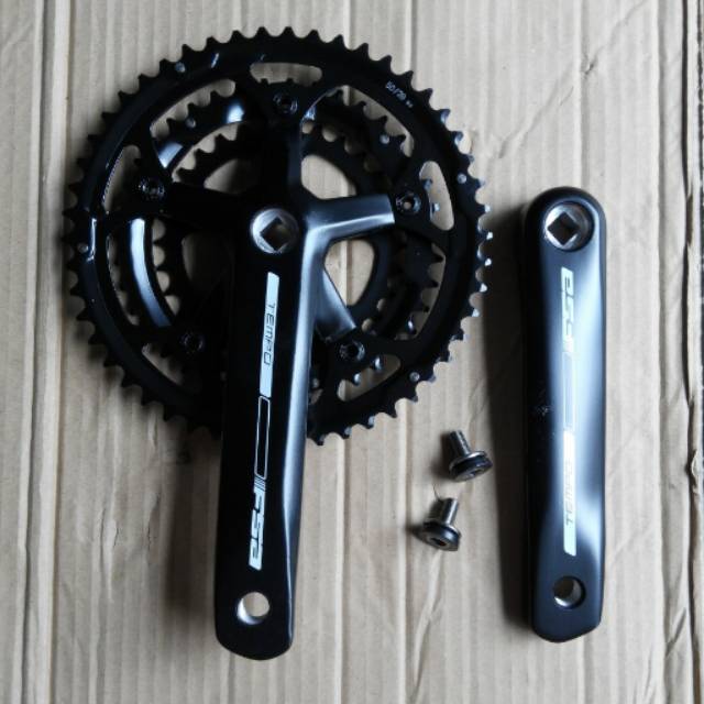 New Crank FSA Tempo Tripel 50 /39 /30T  Arm 170 mm.  Crankset. Chainwheel. Gir Tengah  Triple.