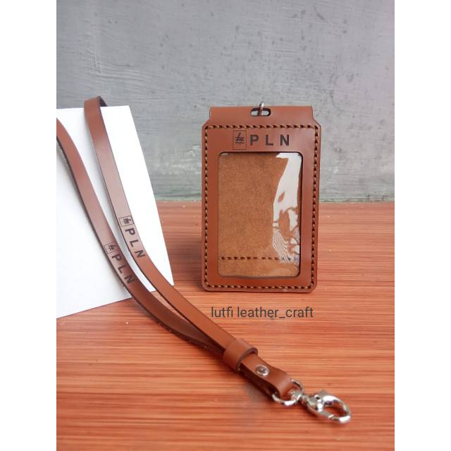 

NAME TAG KULIT CUSTOM LOGO PLN