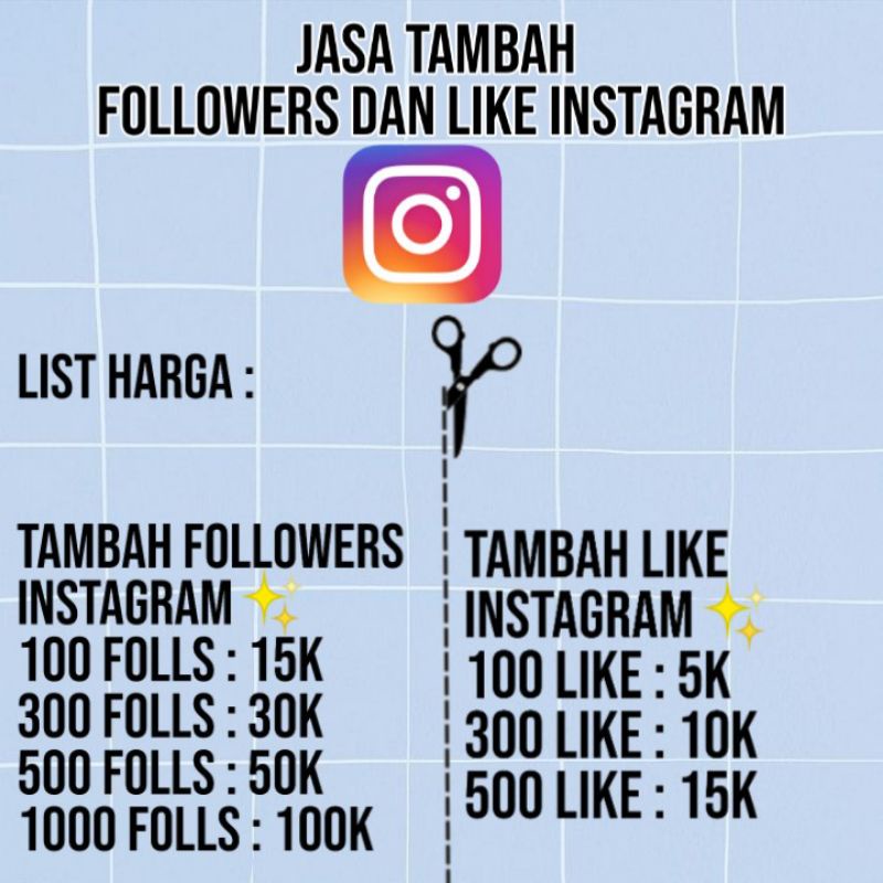 TAMBAH FOLLOWERS INSTAGRAM PERMANEN