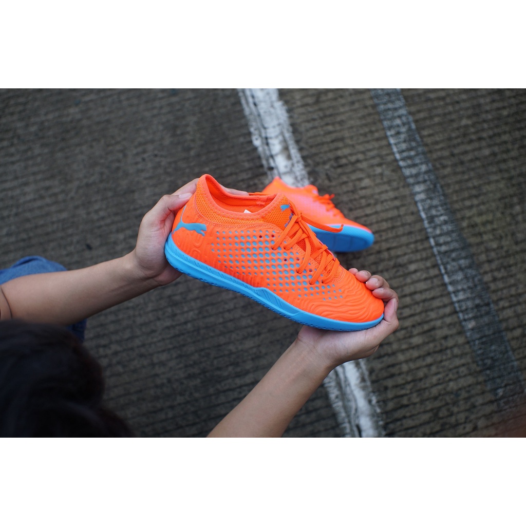 Sepatu Futsal Puma Future 19.4 IT - Red Blast  Original