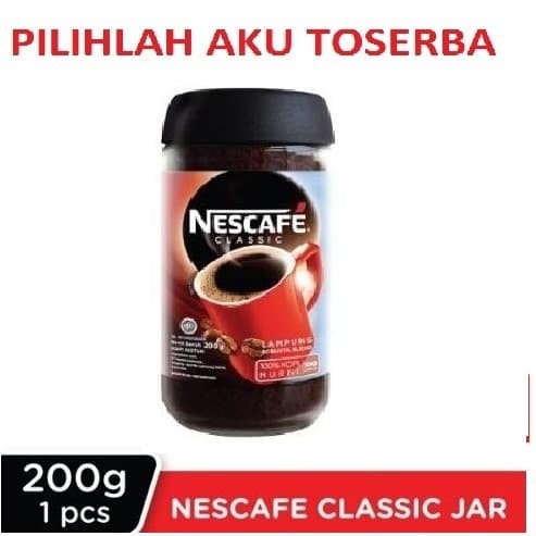 

Kopi Nescafe Classic Jar Lampung Robusta Blend - 200 gr (Harga Satuan)