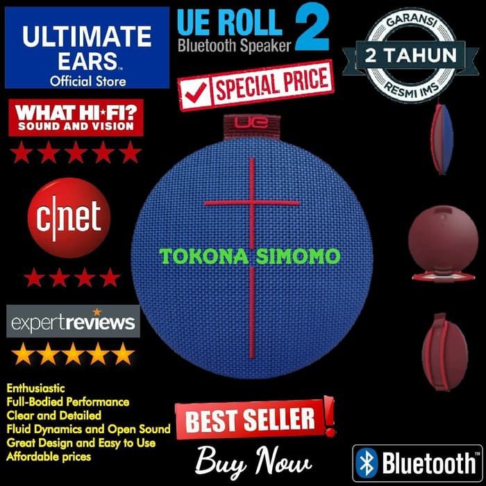 PROMO UE ROLL 2 By Ultimate Ears Bluetooth Waterproof Portable Speaker MURAH