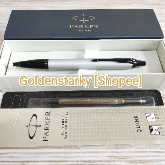 

Paket 1 Klik: 1pcs Parker IM Matte Grey Ballpoint + 1pcs Refill Ballpoint