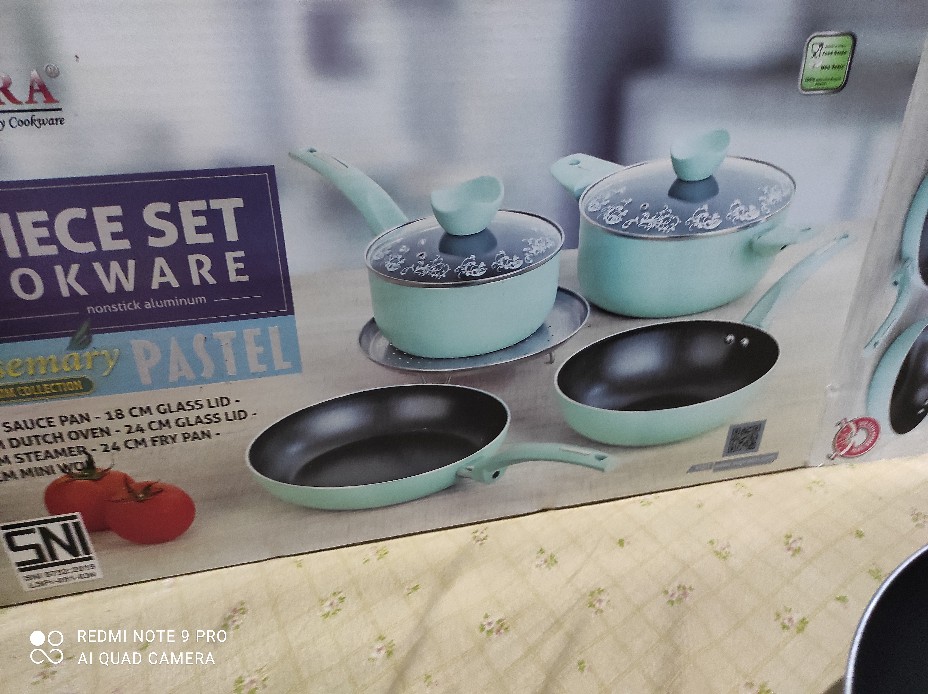 Panci Set Supra 7pcs Ice Flowers Cookware 7 Pcs New