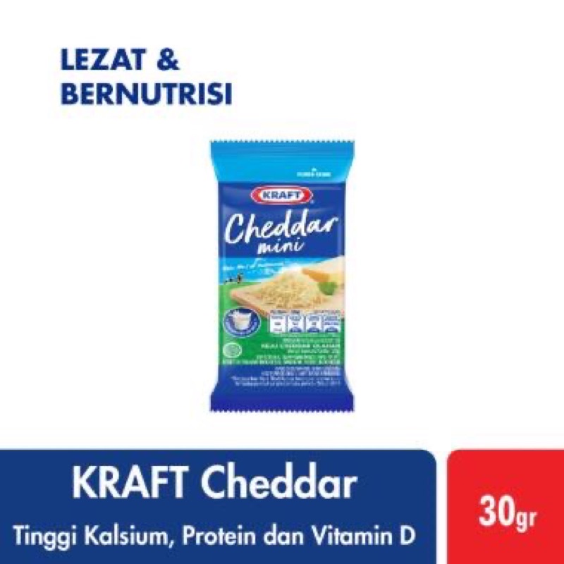 

KEJU Kraft Cheddar Mini 30 gr