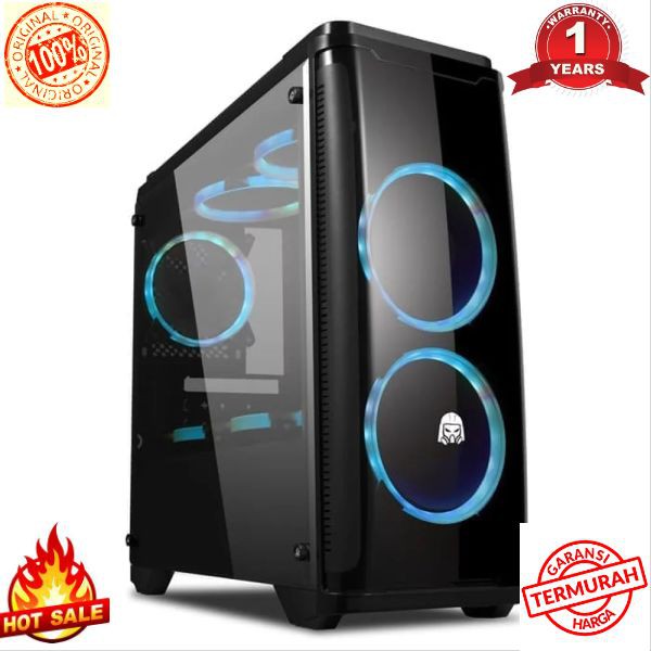 Terlaris CPU GAMING - PC Rakitan AMD Ryzen 5 2600 Feat GTX 1050Ti