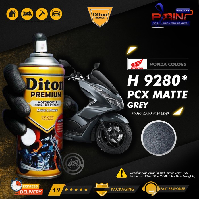 Cat Semprot DITON PREMIUM - 9280* PCX Matte Grey