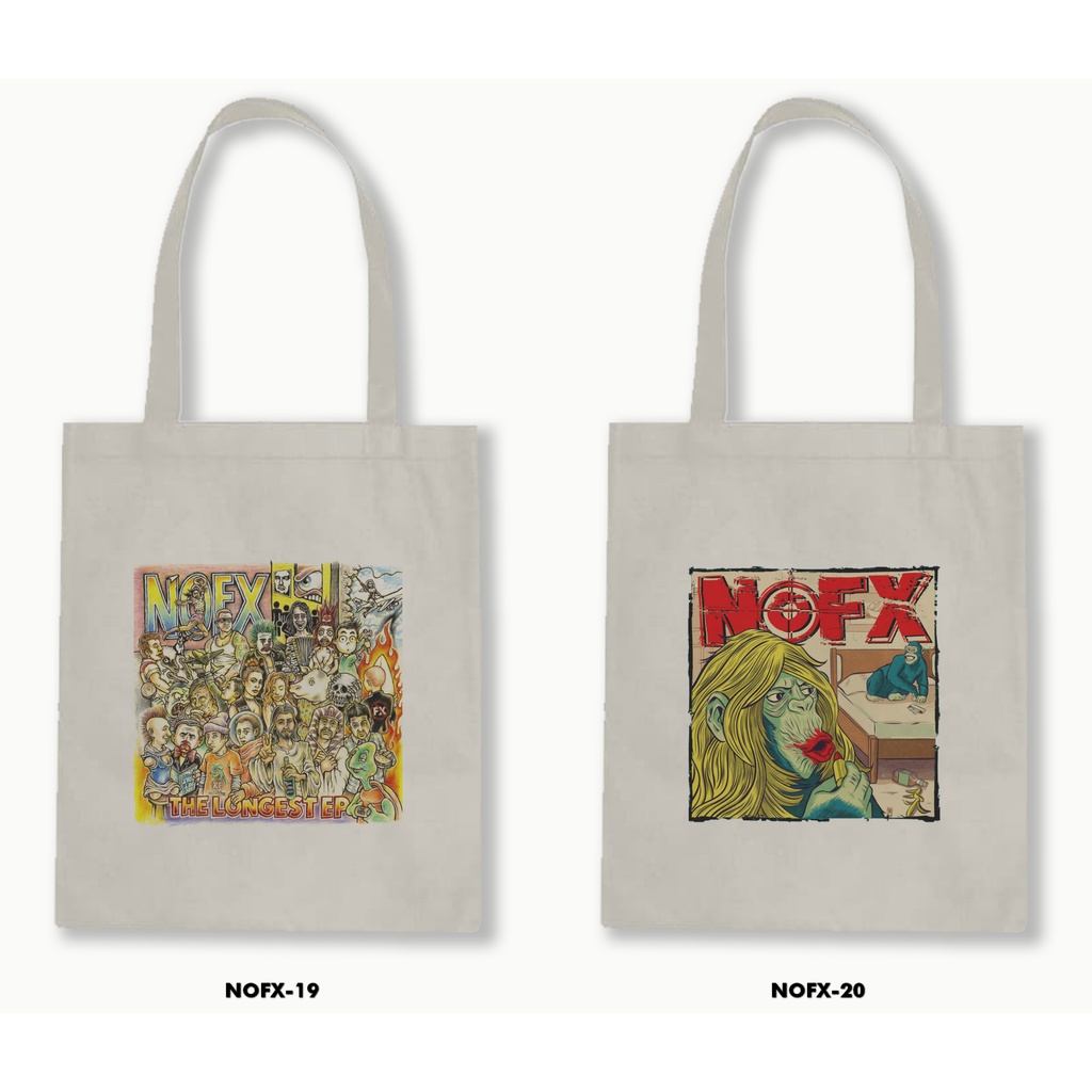 TOTE BAG BLACU - NOFX .01