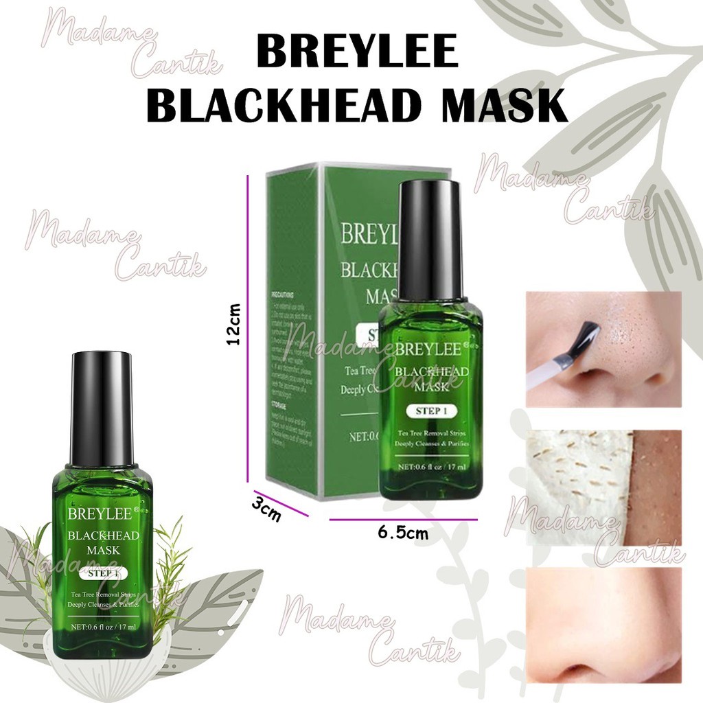 ✿ MADAME ✿ BREYLEE SERIES - BLACKHEAD KOMEDO MASK SERUM SHEET MASK SERUM MASKER WAJAH BPOM