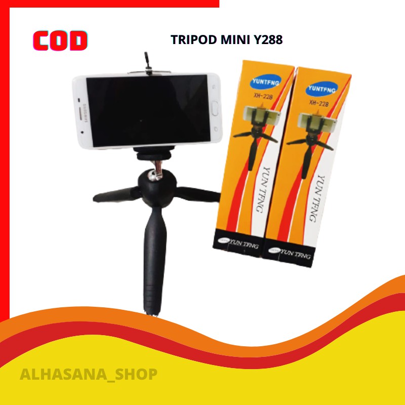 TRIPOD MINI YUNTENG yT-228 plus Holder U TRIPOD MURAH Tripod Mini Yunteng YT - 228 Tripod Mini