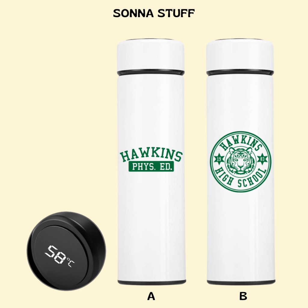 Tumbler LED Hawkins High School Stranger Things