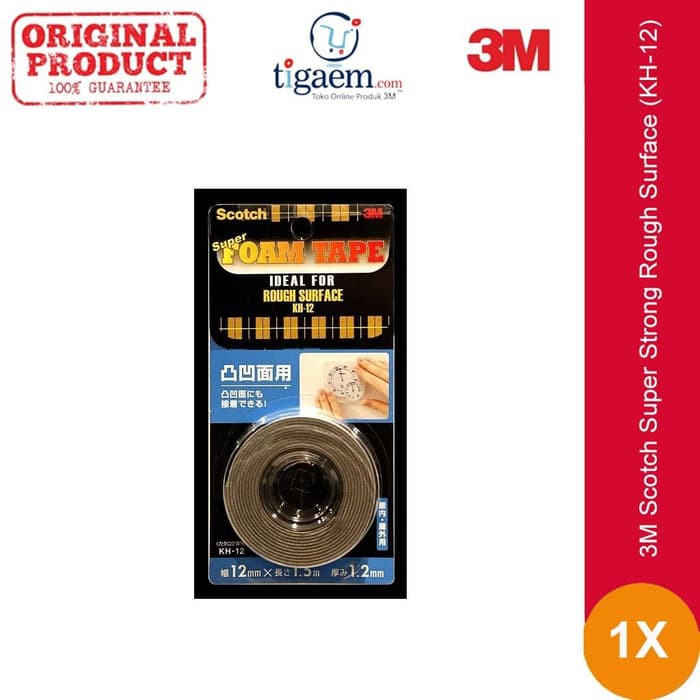 

Terlaris 3M Super Strong Rough Surface (KH-12) ( Double Tape) Keren