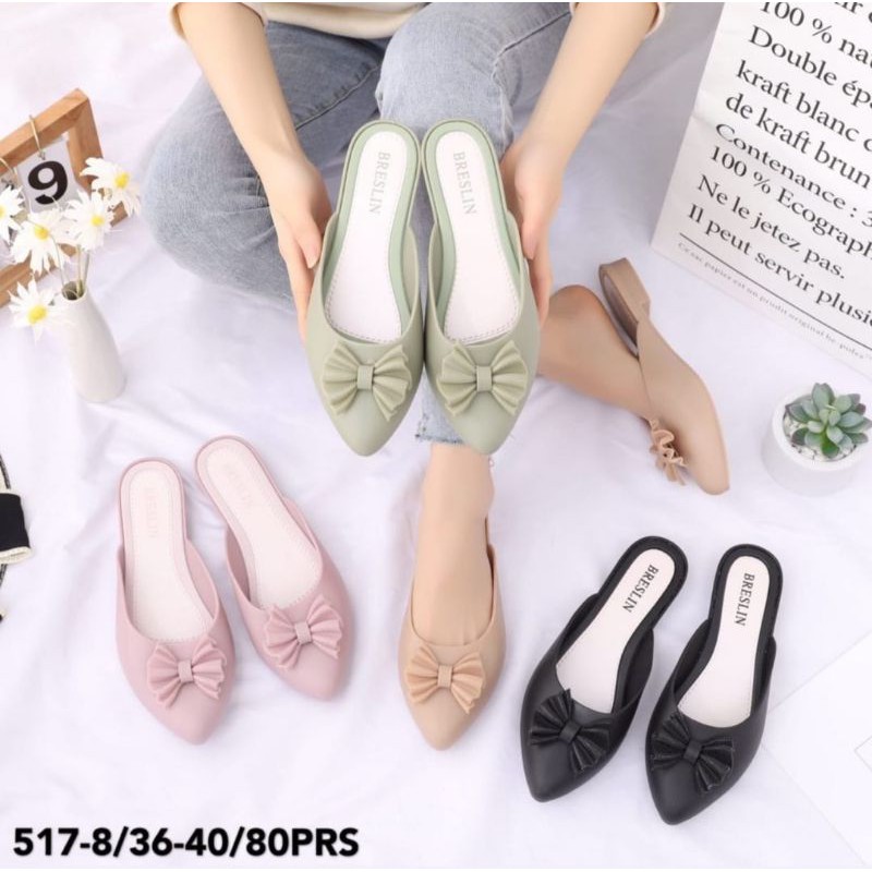 sandal jelly wanita import BRESLIN 517