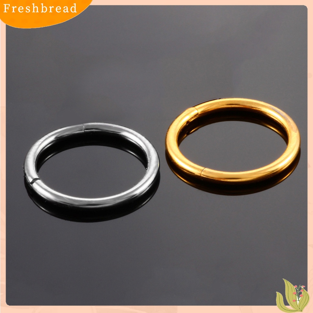 Cincin Hoop Piercing Septum Bahan Stainless Steel Untuk Hidung Bibir Telinga Dan Tubuh