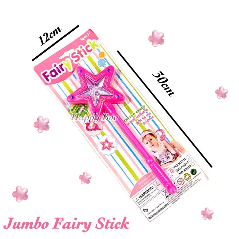 tongkat peri bintang magic wand tongkat fairy stick bintang mainan anak bersuara lampu fas