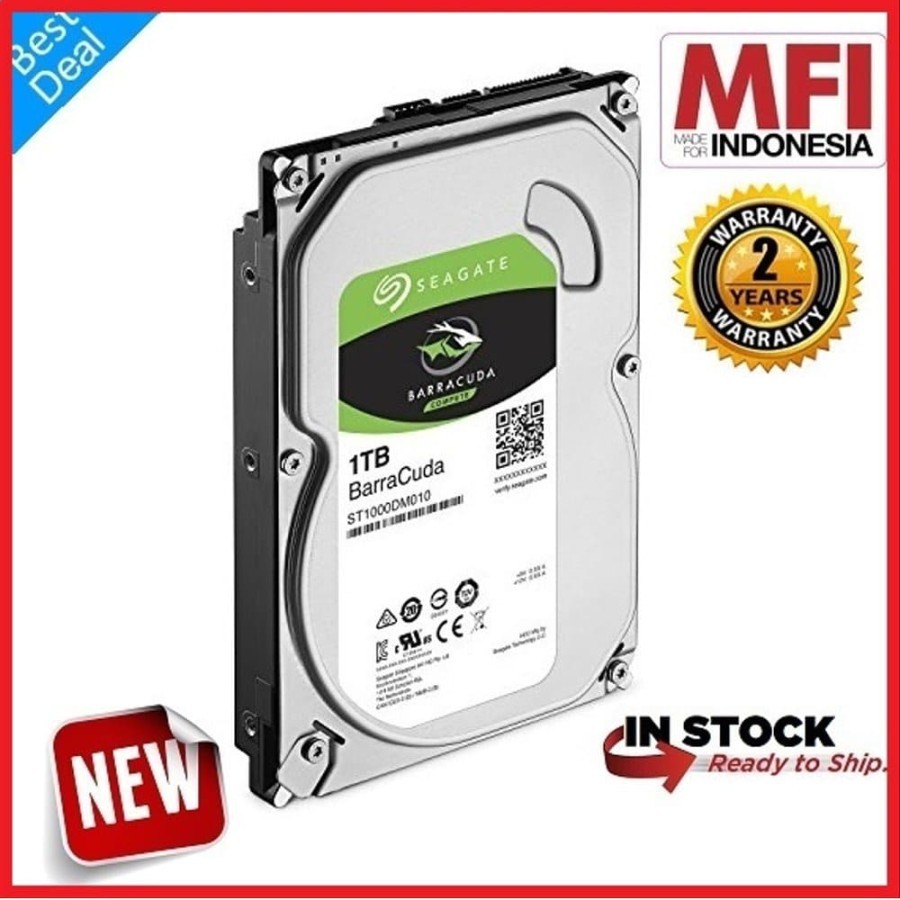 Harddisk Internal Seagate 1 TB BarraCuda GARANSI RESMI MFI NEW