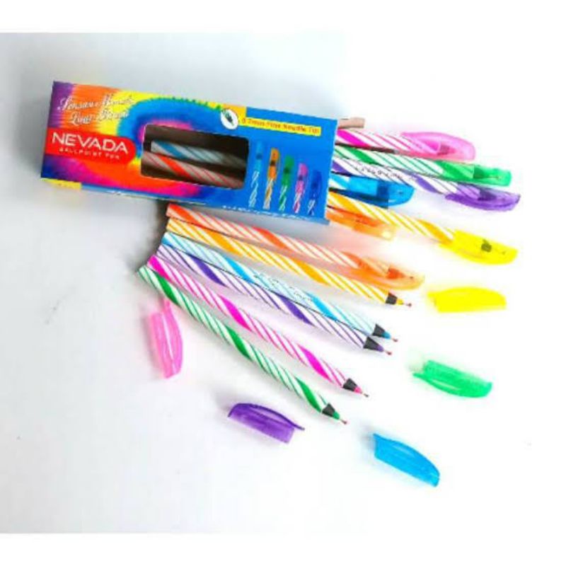 

NARESWARA - ECER BOLPOIN / PULPEN / BOLPEN LILIN ULIR NEVADA TINTA WARNA HITAM