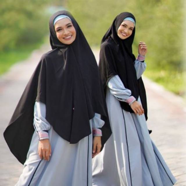 SET GAMIS AULIA Nigella Ocean