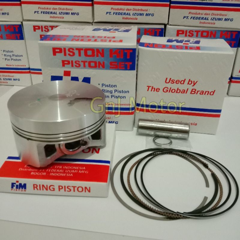 Piston kit FIM Modifikasi Dia. 70 71 72 mm Pen Pin 15 Bahan Mentah-2