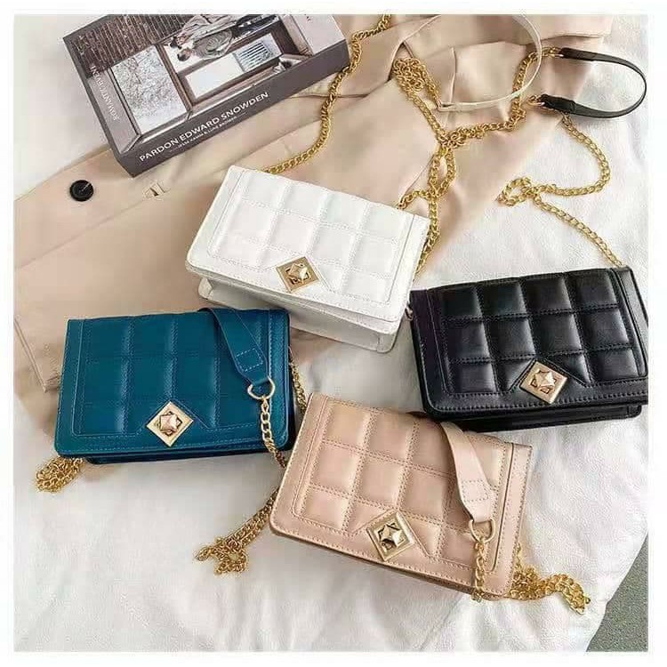 ONLINESAYA -TAS IMPORT SELEMPANG WANITA TERMURAH TERBARU BATAM KEKINIAN 2021 3036 IB303611 CC303