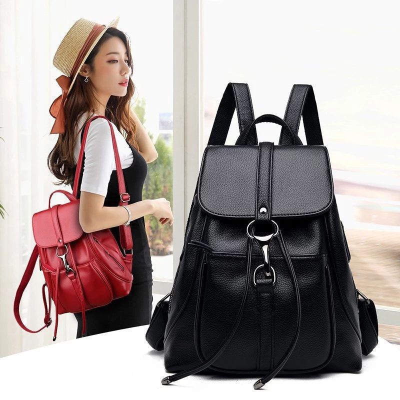 TasBdg - Tas Ransel Wanita New Stylish Backpack Ransel Jalan Jalan Tas Kuliah Wanita