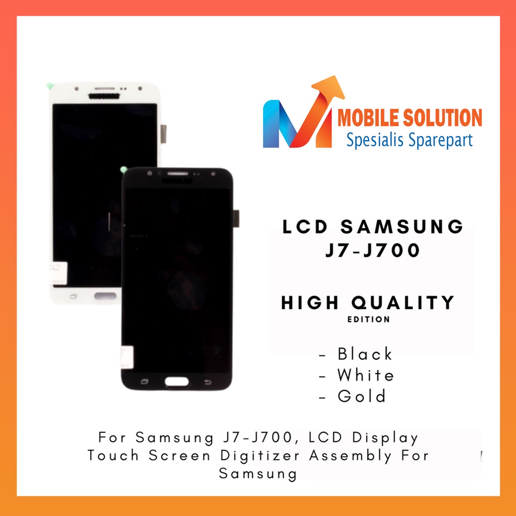 Grosir LCD Samsung J7 J700 ORIGINAL 100% Fullset Touchscreen Garansi 1 Bulan + Packing / Bubbel