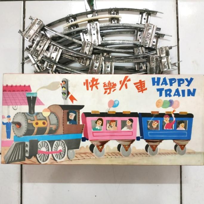mainan kereta api besi / kereta besi kuno