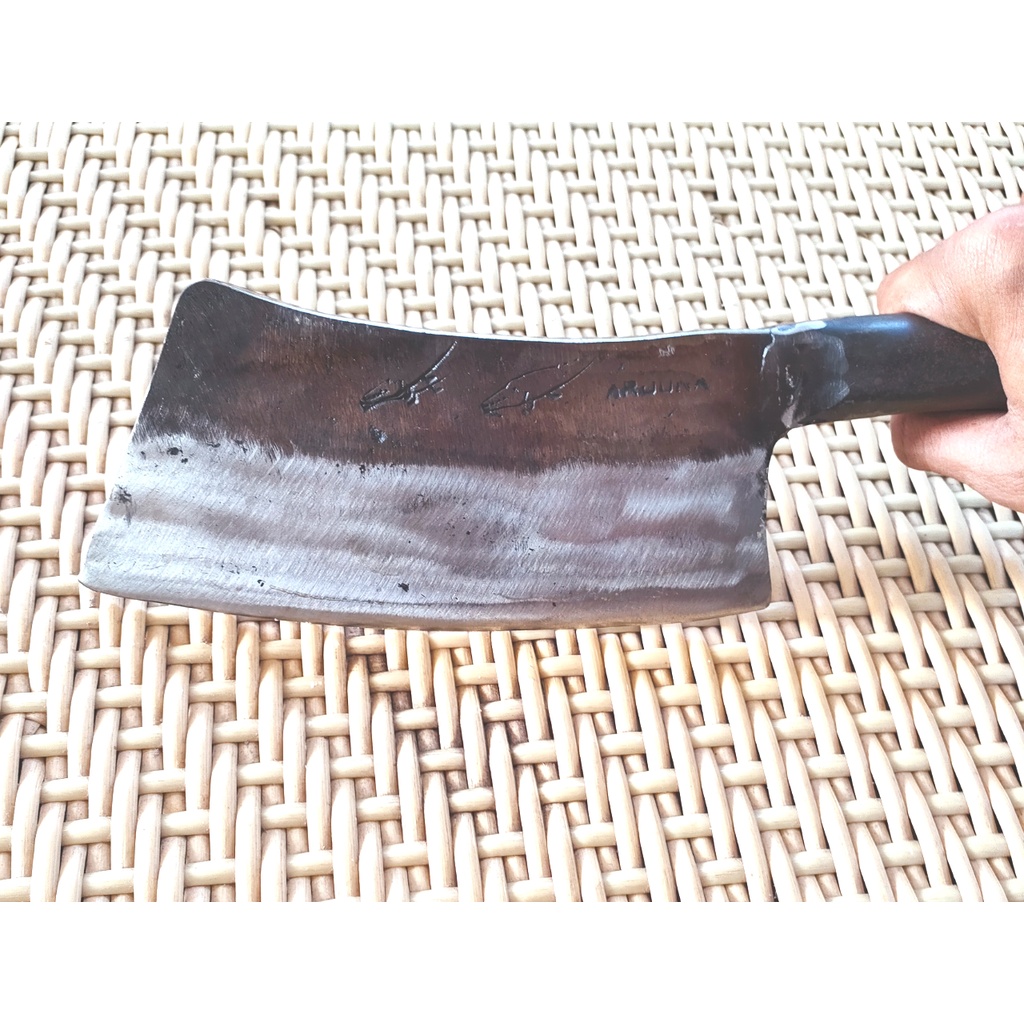 Pisau Daging full baja - Cacah daging super tajam - Pisau potong tulang daging- Pisau potong ayam