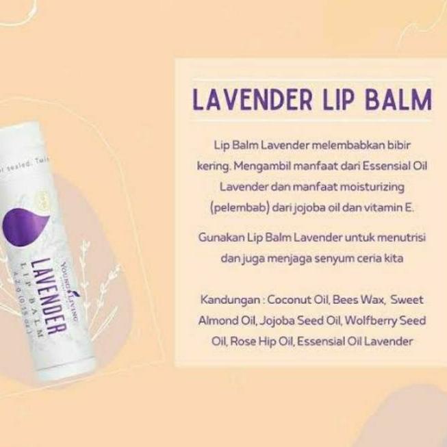 [KODE PRODUK GCAB73781] Lavender Lip Balm Young Living
