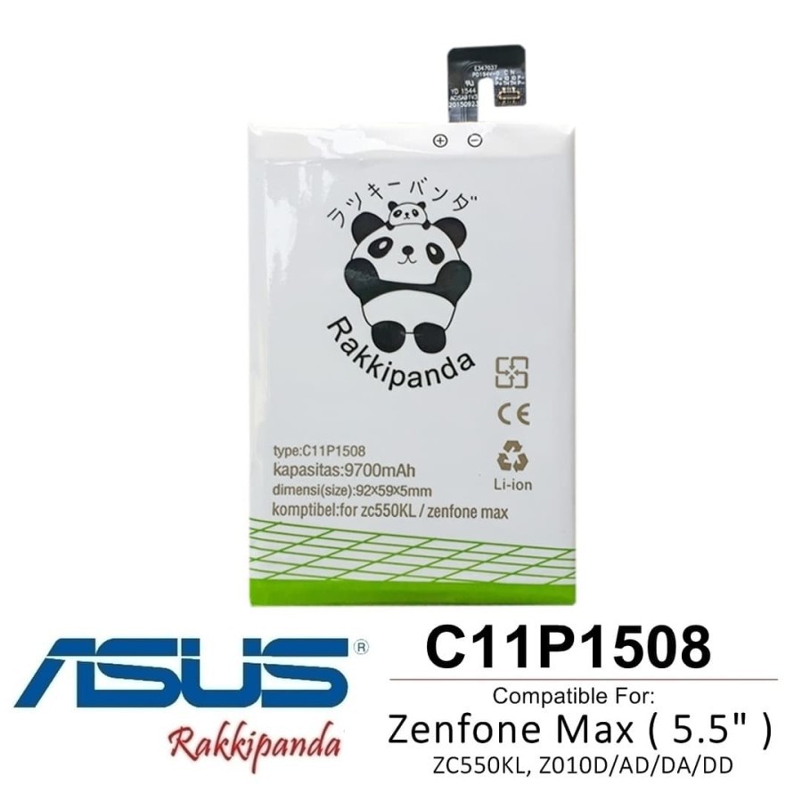 Baterai ASUS Zenfone Max ZC550KL Rakkipanda C11P1508